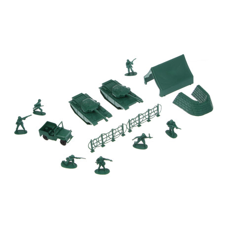 ИГРОЛЕНД Набор солдатиков 100 шт., пластик