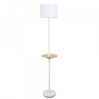 ARTELAMP Торшер 60W E27 d320x1690 бел/бел ткань COMBO A4056PN-1WH