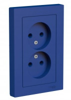 Systeme Electric AtlasDesign роз. СУ 2 мест. аквамарин (пл.осн.) ATN001120 (6!)