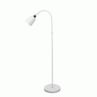 General LOFT св-к напольный торшер 60W E27 h=155см 125х130 ножной выкл метал/белый 801011