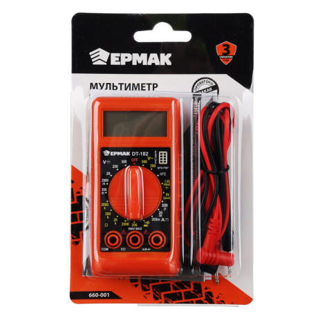 ЕРМАК Мультиметр мини цифровой DT-182