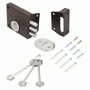 Д-град Зенит ЗН4-1 медь Замок накладной  (20)