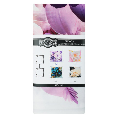 PROVANCE Миэль Чехол декоративный на подушку, 40х40см, 100% полиэстер, 4 дизайна