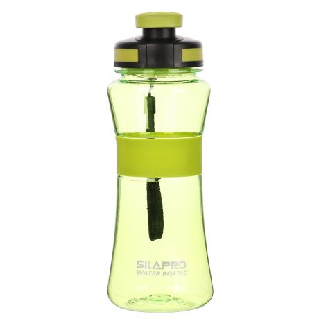 SILAPRO Спортивная бутылка с сеточкой 22х8см, 700мл, силикон, PC
