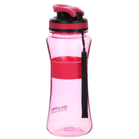 SILAPRO Спортивная бутылка с сеточкой 22х8см, 700мл, силикон, PC