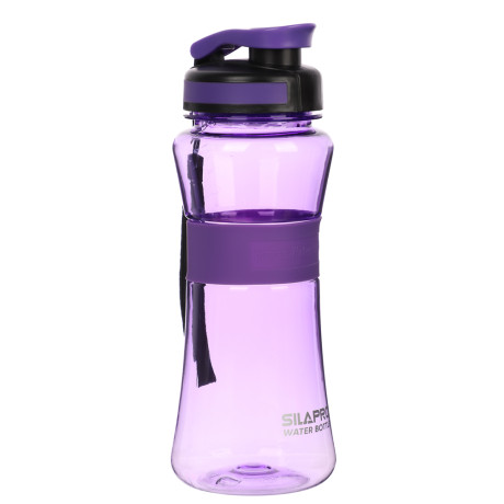 SILAPRO Спортивная бутылка с сеточкой 22х8см, 700мл, силикон, PC