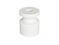 МЕЗОНИНЪ РЕТРО УСАДЬБА Изолятор ABS-пластик (уп.100шт, цена за шт), БЕЛЫЙ,  GE30025-01