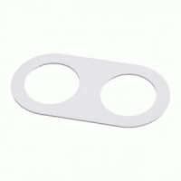 NOVOTECH 357915 NT19 157 бел. рамка декор. к арт. 357585-357587, 357589, 357909-357910 METIS 195x100