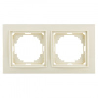 Nilson рамка 2 мест. THOR, кремовый 27120092