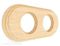 МЕЗОНИНЪ РЕТРО рамка СУ 2 мест. овал, дерево, без тонировки, Лахта СенатЪ GE70842-00