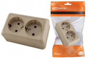 TDM Ладога роз. ОУ 2 мест. 16А сосна (земля) (10!) SQ1801-0052