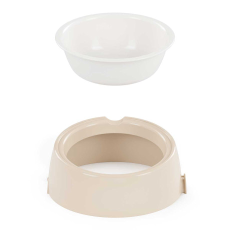 Лего-миска для животных 0,3л бежевый БШ8903 х14