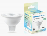 Ambrella лампа св/д MR16 GU5.3 7W(540lm) 4000K 4K 50х49 IC 170714