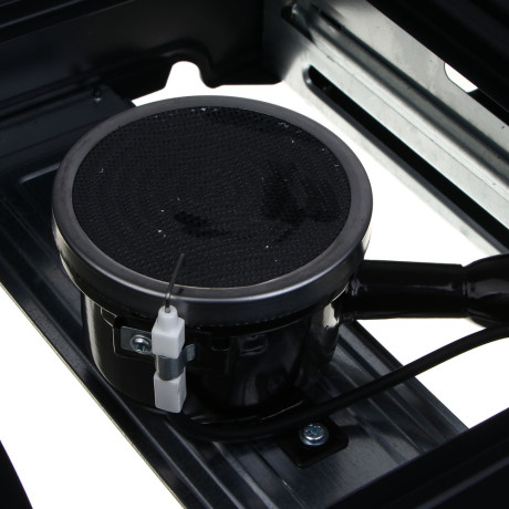 Плитка газ. с керамическим нагревателем тм ЕРМАК, переходник, кейс, 34х26х9см, металл, пластик