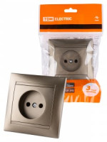 TDM Лама роз. СУ 1 мест. 10А бронза SQ1815-0722