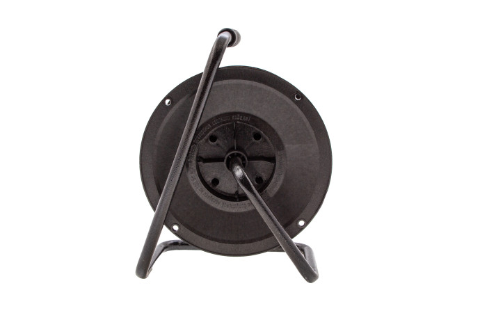 Удлинитель силовой 30 м, 16А, тип УХ10, ПВС, усиленный, на кабельной катушке, 4 розетки без заземления Сибртех