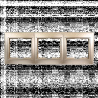 Smartbuy Венера Рамка 3-местная горизонтальная шампань  (SBE-01c-00-FR-3)