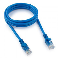 Cablexpert патч-корд UTP cat5e, 1,5м, литой, многожильный (синий)