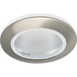 Ecola DL80 MR16 GU5.3 св-к  IP65 Сатин-хром 32x93 FS1680EFY (10!)