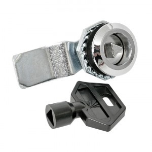 EKF PROxima замок метал. треугольник (для шкафов/щитов) + ключ (пластик) 22-25/46 IP54