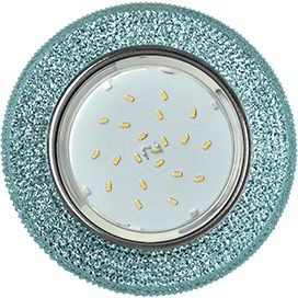 Ecola GX53 H4 LD7069 св-к Круг "Модерн" подсветка 4K Голубой/Хром 35x125 FB53CMEFB (10!)