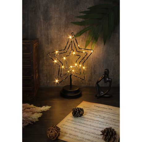 Светильник LED "Звезда", металл, 22х10х28.5 см