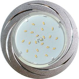 Ecola GX53 H4 DL5386 св-к Вихрь Матовый Хром/Алюм. 20x110 FC5386ECB (10!)