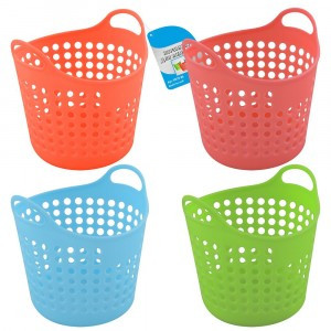 Корзинка д/мелочей, d=11см, h=11см (кратность 12шт!!!), пластик YM75-86 Мультидом