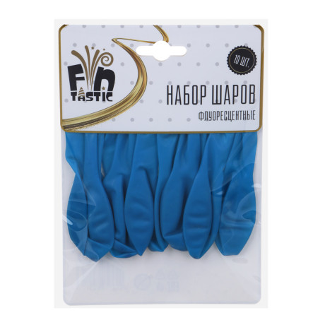 FNtastic Набор флуоресцентных воздушных шаров 10 шт, 9", 7 цветов