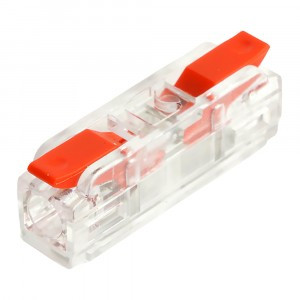 STEKKER клемма СМК проходная с рычагом супер-компактная LD219-421, 1х0,2-4мм2, 32А (DIY 10шт)