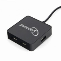 Разветвитель USB 2.0 Gembird UHB-242, 4 порта, блистер, черный