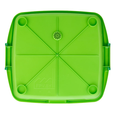 Переносной контейнер-мойка для решетки-гриль и продуктов, 48x48 см Palisad