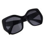 GALANTE Очки солнцезащитные, пластик, 137x51мм, черные