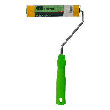 Валик прижимной резиновый с ручкой, 150 мм, D ручки 6 мм Сибртех