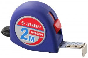 Рулетка ЗУБР "МАСТЕР" "КОМФОРТ", корпус с резин напыл, 2мх16мм zu34016-2