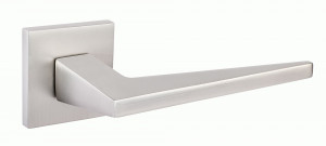 Ручка дверная компл.квадрат.основ. РЕНЦ Сорренто никель супер матовый INDH 321-03 slim MSN