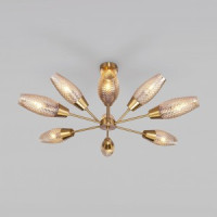 Eurosvet люстра E14 9x60W 850х0х550 металл янтарный/золотой/тонир Thalia 60140/9 a055495