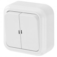 Bylectrica ПРАЛЕСКА выкл. ОУ 2 кл. 6А бел. (инд., пластик) А510-215