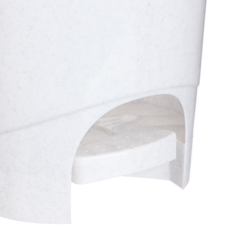 Контейнер для мусора с педалью 7л, мраморный, М 2890