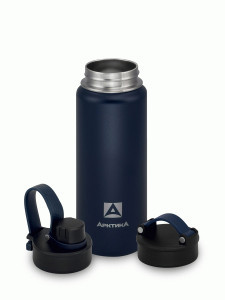 Термокружка Арктика 708-530S 0,53л нерж.сталь доп.крышка с поилкой текстурный синий