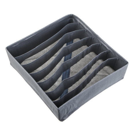 Органайзер для хранения тм VETTA Джойс, 7 отделов, полипропилен, картон, 32x32x10см