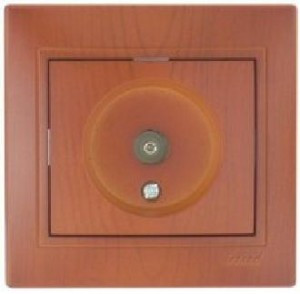 Lezard Мира роз. TV СУ 1 мест. сосна (RG6, оконечн.) (корпус PC) 701-0801-130