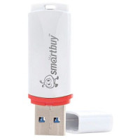 Флеш-диск (флэшка) USB  4Gb Smartbuy Crown White (SB4GBCRW-W)
