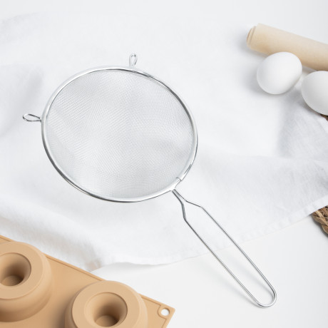 Сито с ободом и ручкой 16см FY-016