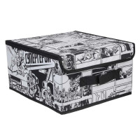 BY Русские Супергерои Короб с крышкой, 28x30x16 см, полиэстер, комикс