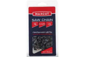 MAXCUT Цепь 21LV-76E, шаг цепи 0.325", ширина паза 1,5 мм, 76 звеньев, блистер, 086321076
