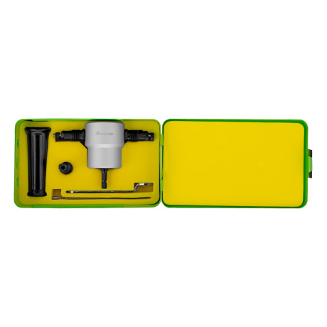 Насадка на дрель для резки листового металла до 1.8 мм металлический кейс Сибртех