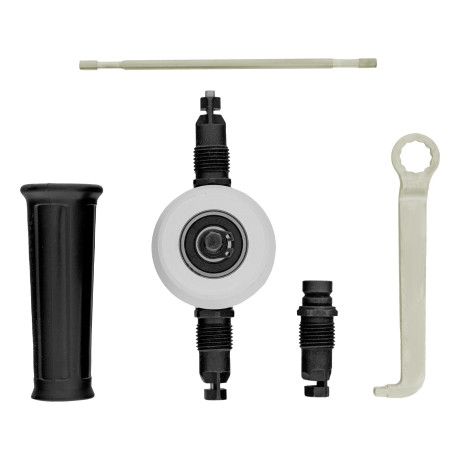 Насадка на дрель для резки листового металла до 1.8 мм металлический кейс Сибртех