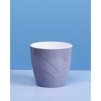 Кашпо "Грация" 4,5л Серый шёлк Пласт Авеню х12