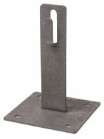 TDM Держатель для плос.кровли для прута 6-10мм,ст.крюк,осн.100х100мм,в.150мм,гор.цинк. SQ2402-3194